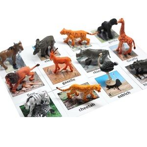 Curious Minds Busy Bags Montessori Safari Animal Match